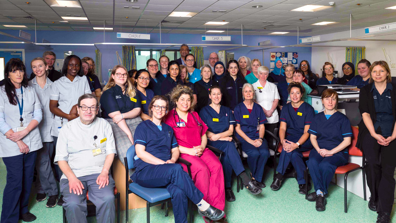 Photo of the Clinical Research Facility team