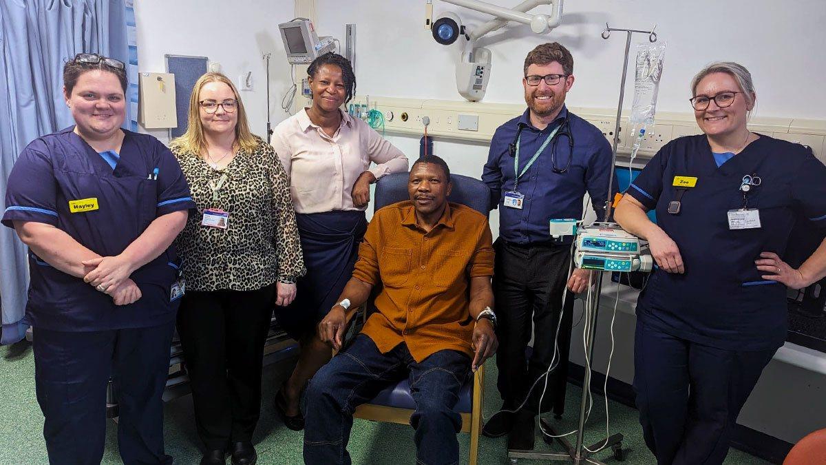 QEHB delivers world-first colorectal cancer vaccine as part of trial